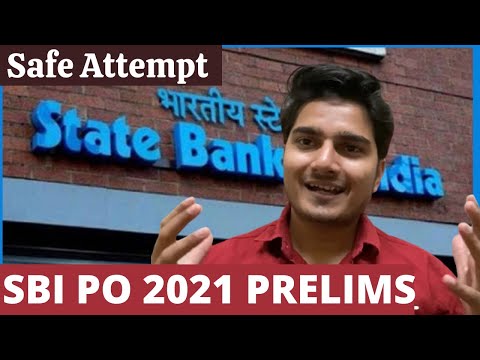 Min/Ideal Attempt in SBI PO | How to attempt Prelims Paper