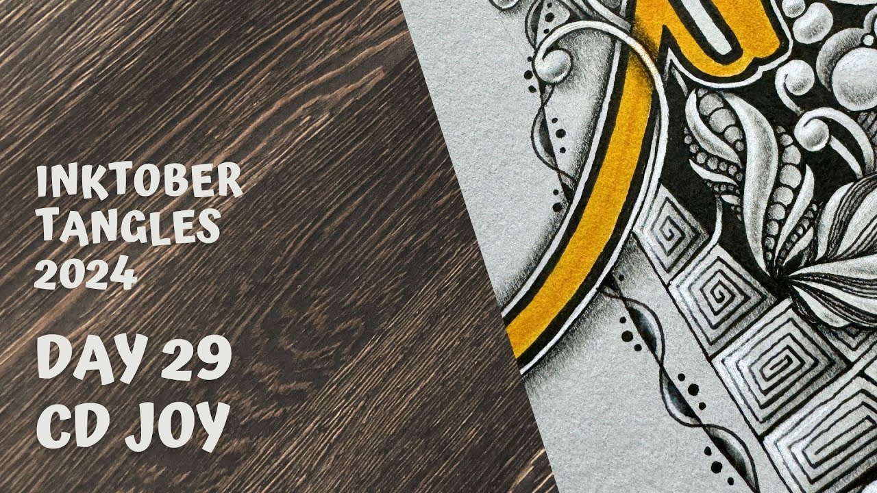 Inktober Tangles 2024 - Day 29 - CDJoy