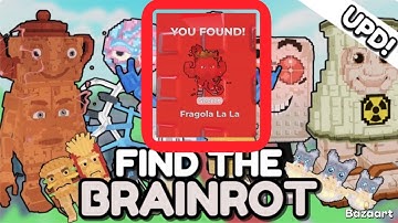 🚨FIND THE BRAINROT🚨How to find FRAGOLA LA LA in Roblox find the brainrot #gamezoneplus #roblox