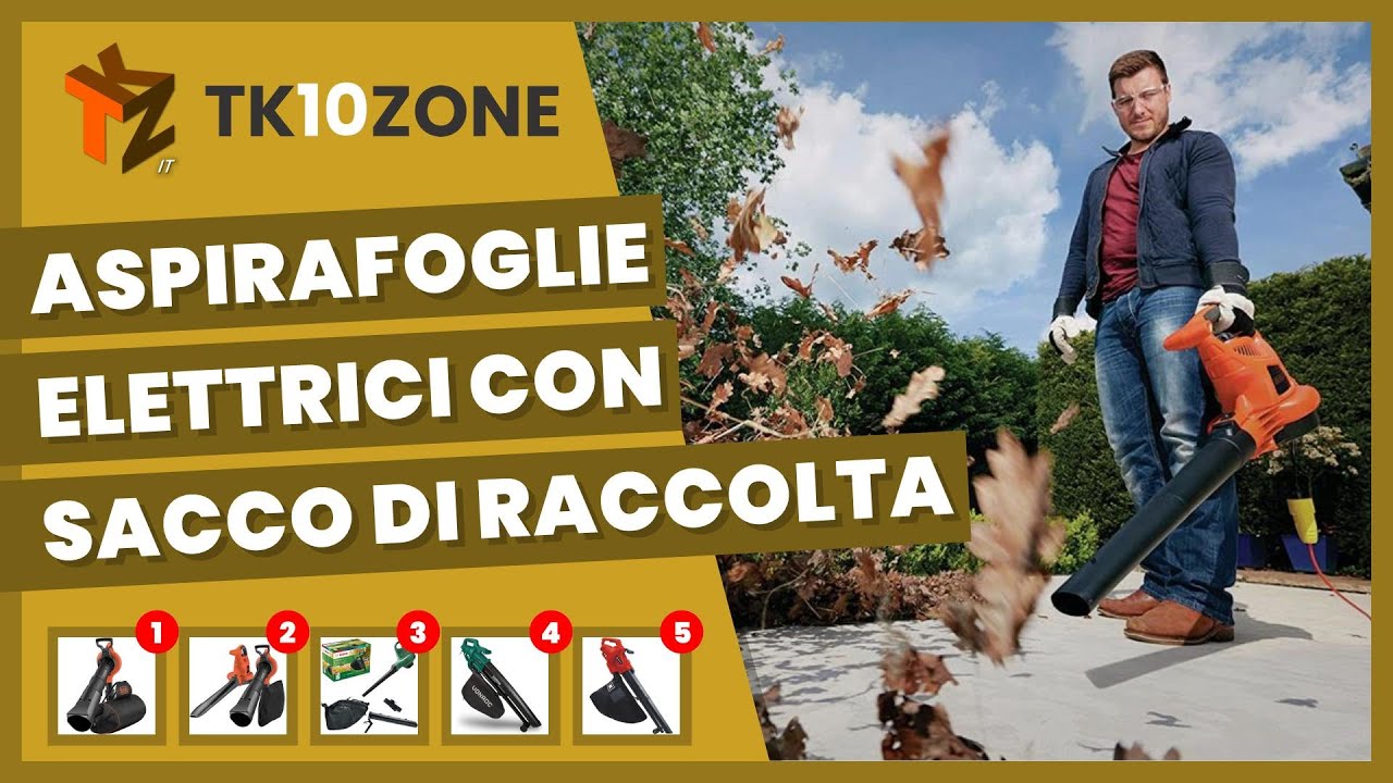 Sacco Di Raccolta Per Grizzly ELS 220 Aspirafoglie Elettrico