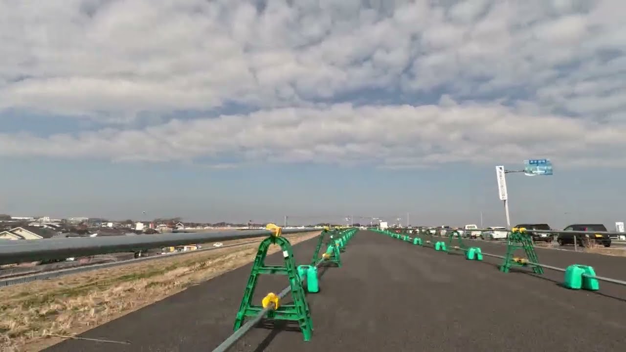 利根川・江戸川サイクリングロード 右岸（渡良瀬遊水地まで） 2026-02-22