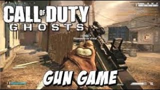 CALL OF DUTY GHOSTS  GUN GAME ON WARHAWK 😊 PS3 😁👍