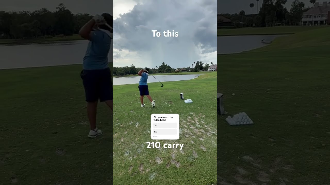 52 Yard Difference Golf Foryou Golferswing Viral Golfer Topgolf