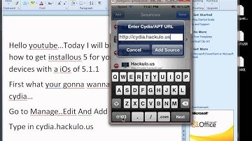 how to install installous 5 iOs 5.1.1 with cydia
