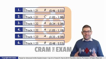 Ready For Advanced 2015 Unit 5 p65 Multiple Choice Listening