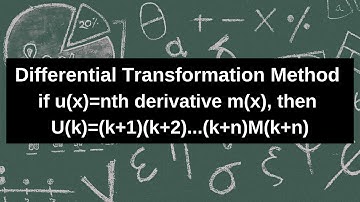 Differential transformation method || nth derivative transformation || DTM theorem # 3 || Lec # 3