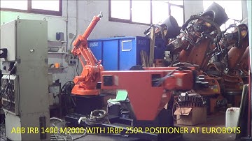 ABB IRB 1400 M2000 WITH POSITIONER IRBP 250R AT EUROBOTS
