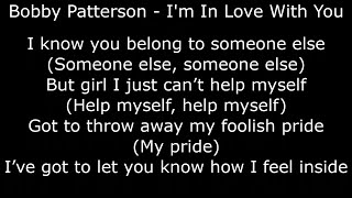 Northern Soul - Bobby Patterson - I'm In Love With You  - With Lyrics