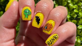 DINO MANI - Reverse Stamping - Dip Powder
