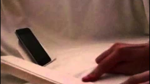 How To Make A Paper iPod Stand