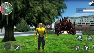 Spider Rope Hero - Spiderman vs Super Villains Monster Escape | Android GamePlay HD screenshot 5