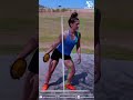 Discus Throw Girl Practice