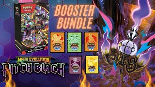 TCG Mega Evolution PITCH BLACK Booster Bundle Reviews🔥🔥🔥