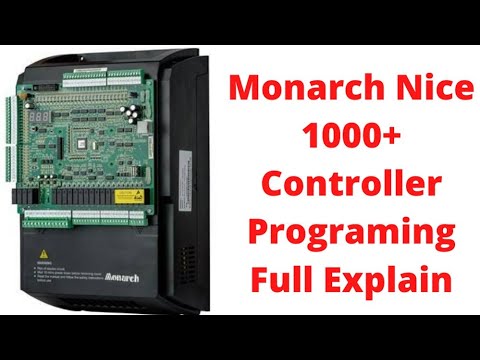 MONARCH NICE 1000+ PARALLEL CONTROLLER (Open Loop and Close Loop) PROGRAMING & TUNNING FULL EXPLAIN