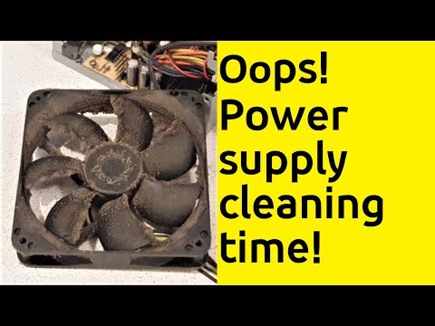 How To Clean Computer Power Supply Unit