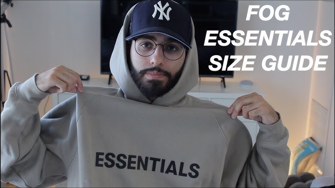 FEAR OF GOD ESSENTIALS HOODIE, Sizing & Fit