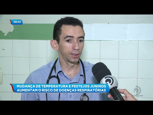 Mudanças de temperatura e festejos juninos aumentam os riscos de doenças respiratórias