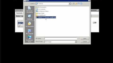 start to OS installation on IBM blade from iso image