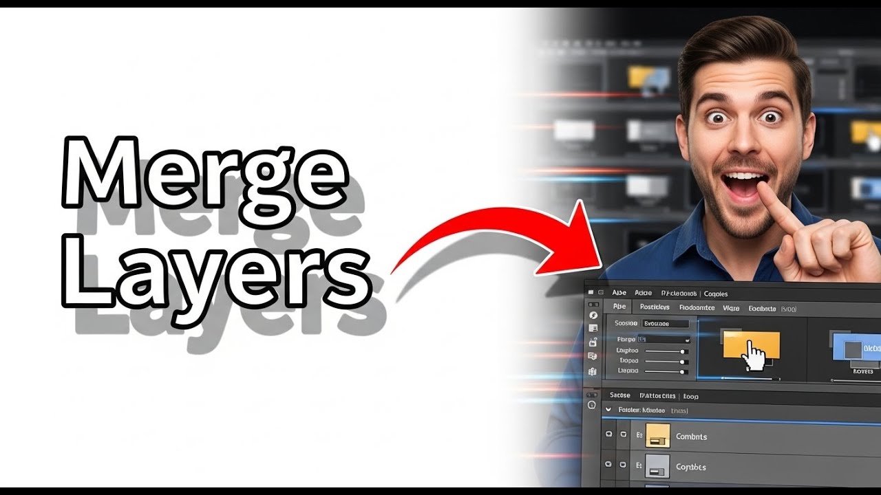 How To Merge Layers Adobe After Effects - YouTube