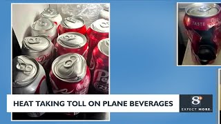 Extreme heat causing soda cans to explode