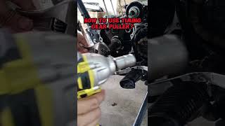 How to use Timing drive gear puller?