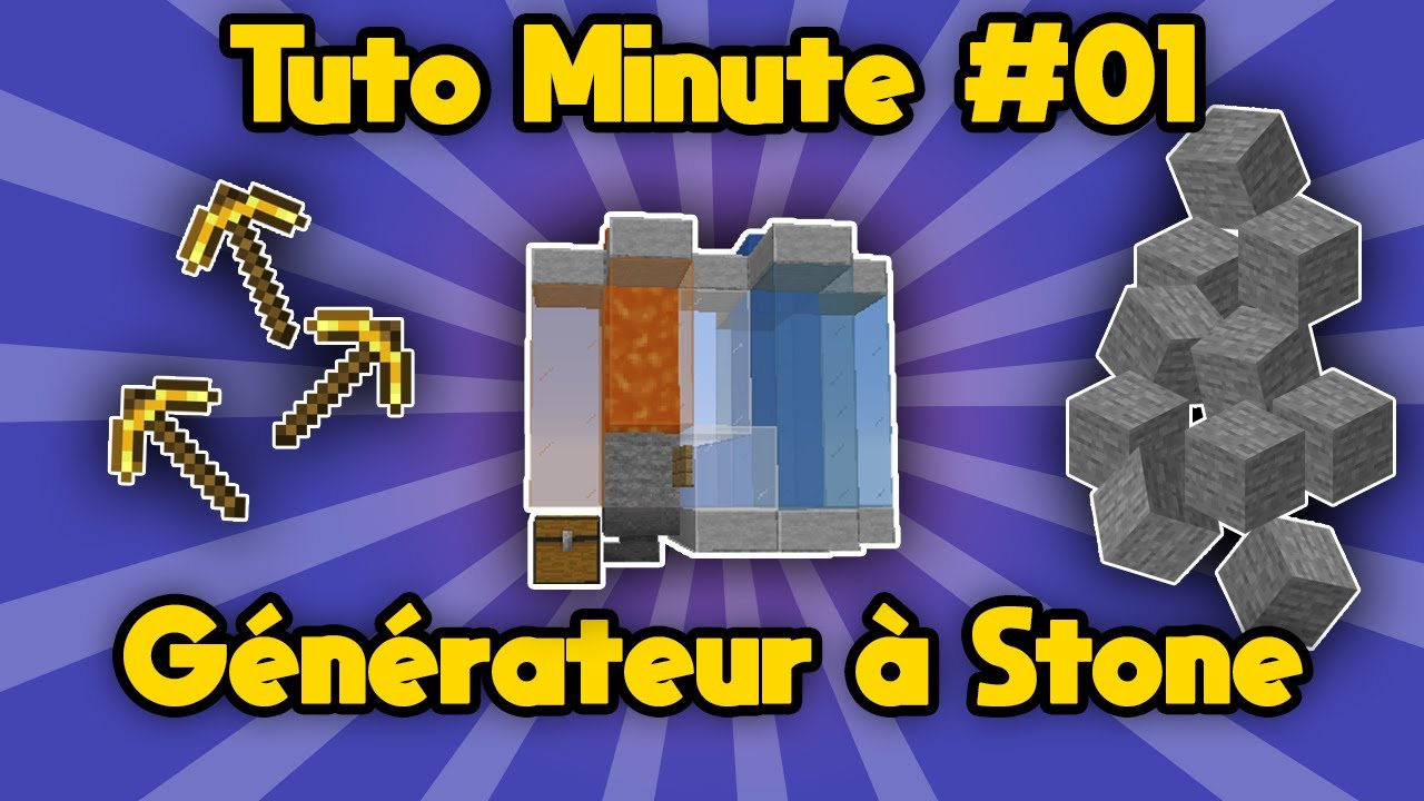 GENERATEUR à STONE | Tuto Minute #01 - YouTube