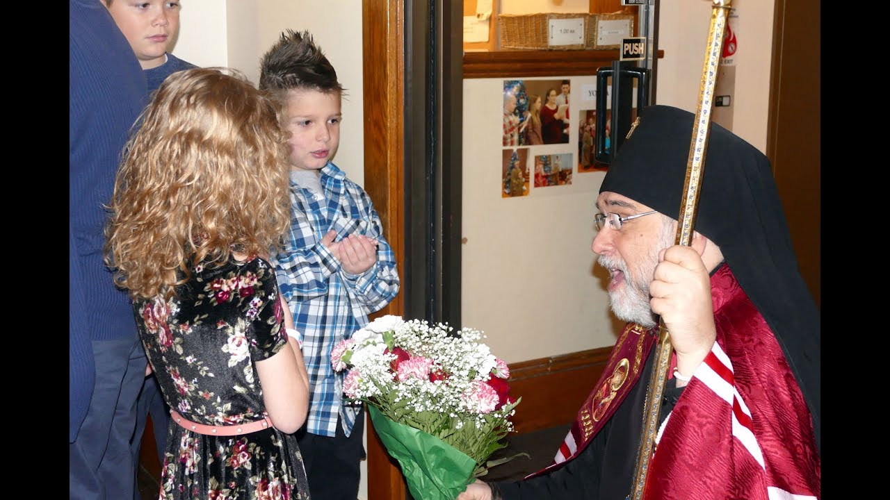 Archbishop Michael Attending St. Basil's Feast Day 1/1/18