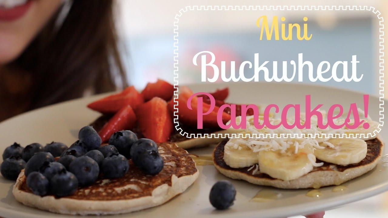 BRAINFOOD Mini buckwheat pancakes! YouTube