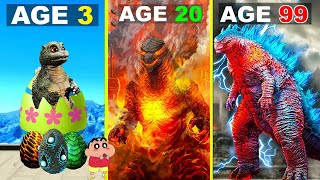 Shinchan Surviving 99 YEARS As GODZILLA In GTA 5 ...