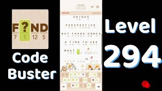 Code Busters Level 294 Walkthrough 🧩 | All Puzzle Solutions| Solutionguruji