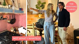 Renovating In Tuscany Fireplace Reveal Weird Pink Kitchen A Wheelchair Race Ep 11