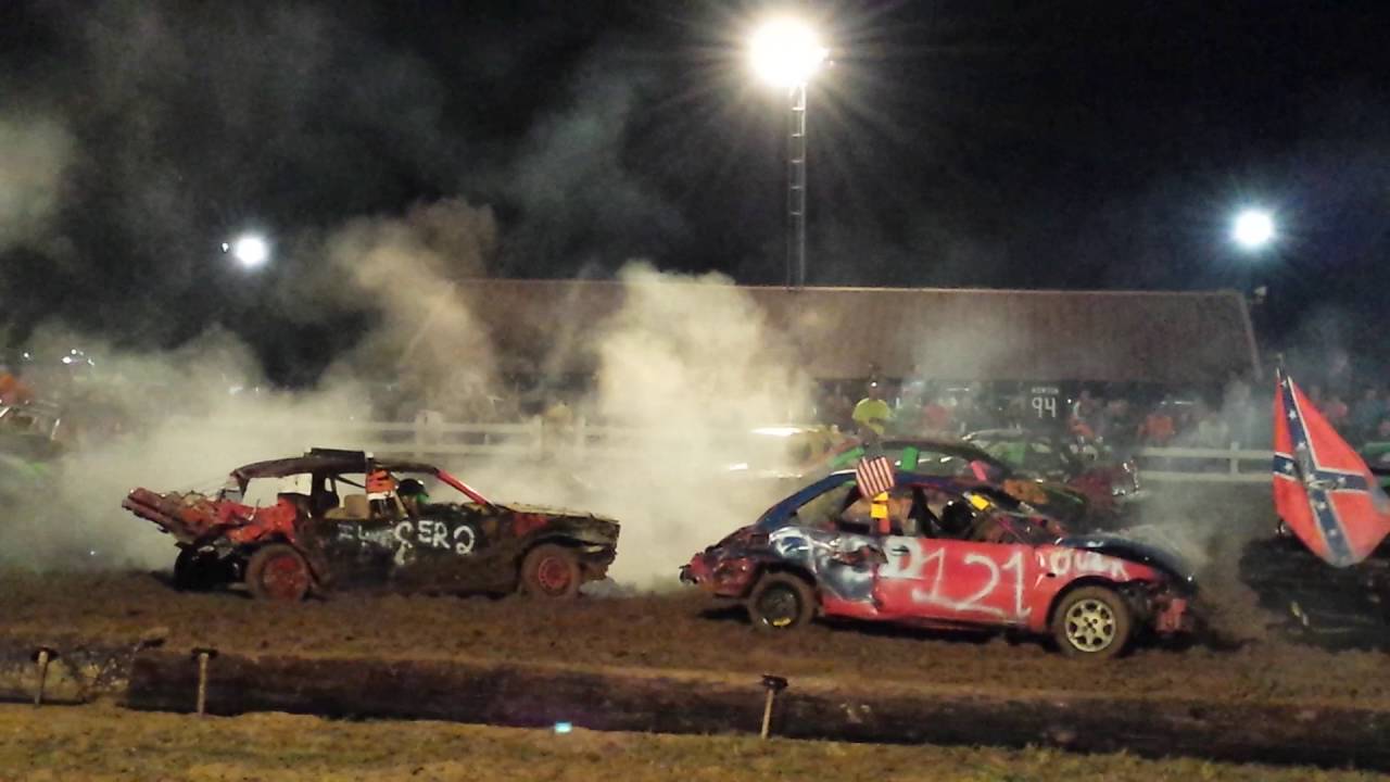 Edmonson Co Fair Demo Derby 2016 Compact Heat 2 Youtube