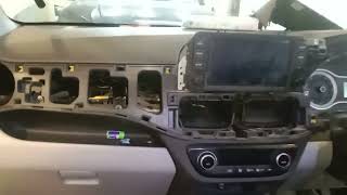How To Remove i10 Grand Nios Aura System panel dashboard trim When you upgrade System #shorts