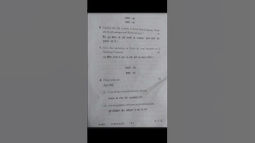 B.com (General) sem 4 Corporate Accounting MDU Question Paper 2024