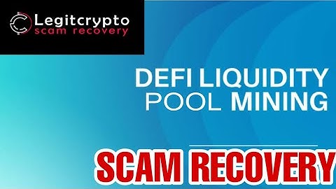 How To Recover Back Cryptocurrency From Defi Liquidity Pool Mining Scam From Coinbase Or Any Wallet.