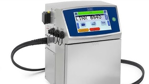 Linx printer machine operating system hindi