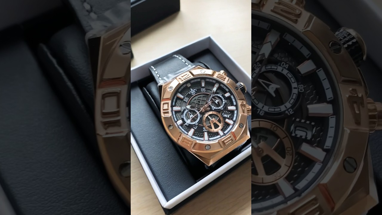 Ralph Christian Watch The Delta Chrono Rose Gold - YouTube