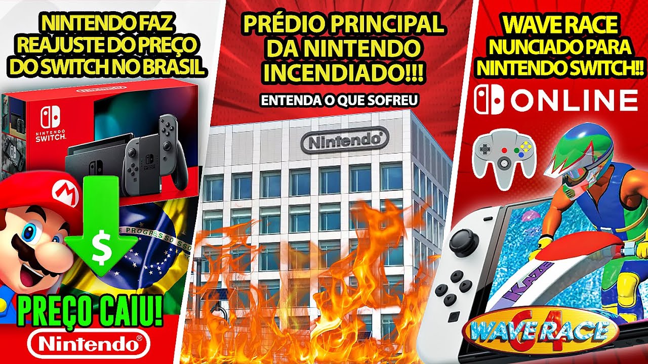 BOMBA: Nintendo BAIXA oficialmente preço do Switch no Brasil!