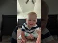 Mom pretends to leave her baby alone with the camera to see what he does...