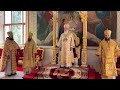 Митрополит Агафангел совершил Божественную литургию в день памяти святителя Иннокентия Одесского