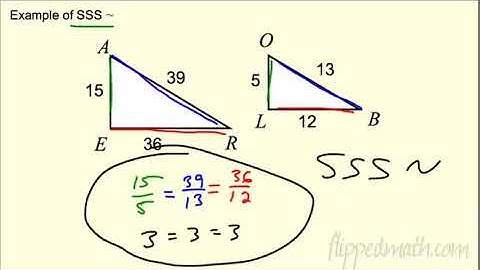Geometry – 6.2 Prove Triangles Similar