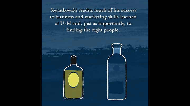Alum Dave Kwiatkowski crafts a special cocktail fo...