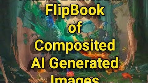 AI and Flaskarchitect Create a FlipBook Video of AI Generated Images | AI Generated Images