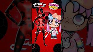 Lady Bug vs AvatarWorld #avatarworld #ladybug #miraculous #shorts #avatarworldgame #game #lizikgame