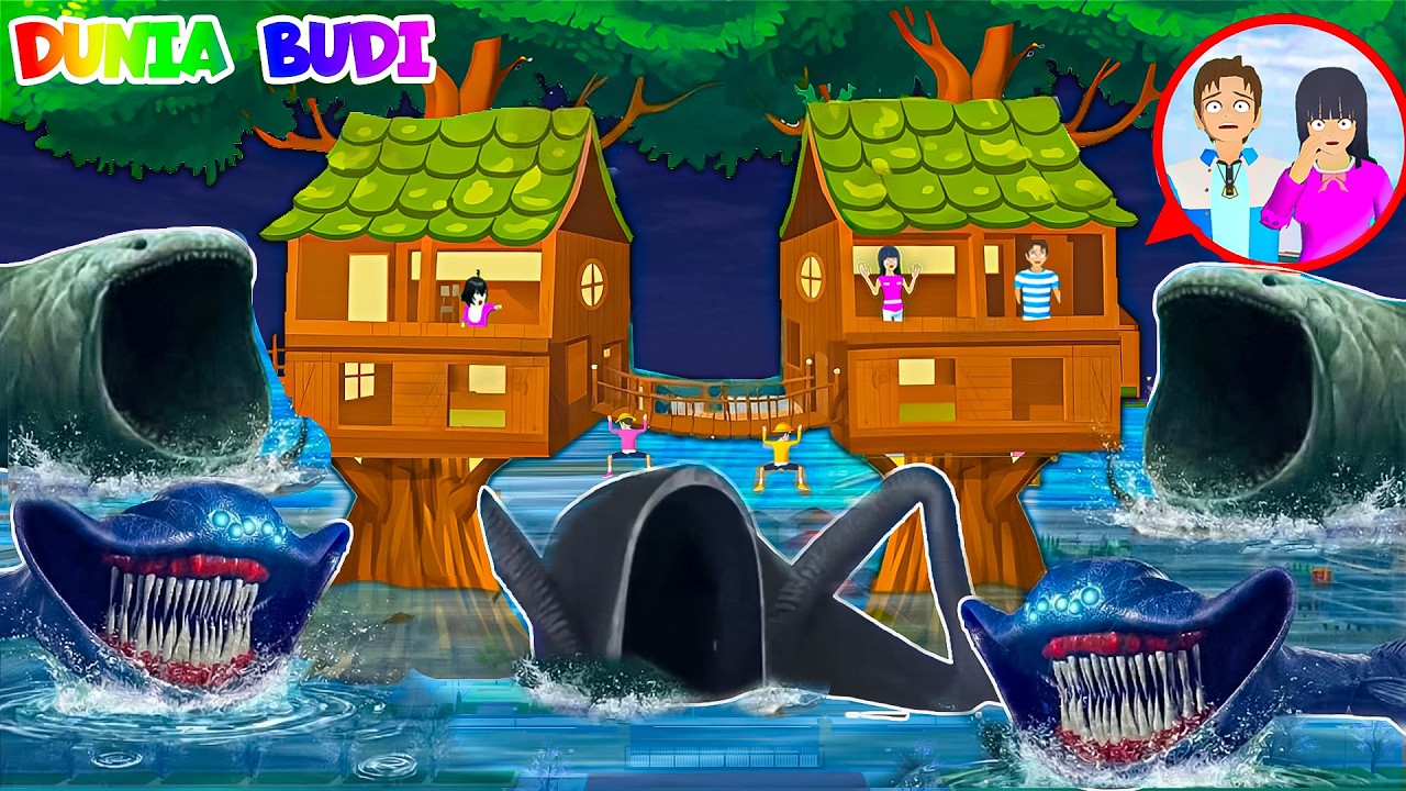 Yuta Mio Buat Rumah Pohon Paling Aman Dari Pasukan SEA EATER, BLOOP, EL GRAN MAJA Di Kota Sakura 😱