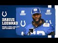 Darius Leonard Media Availability | September 23