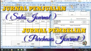 Sales Journal & Purchase Journal || Accounting Cycle Tutorial Part. 1