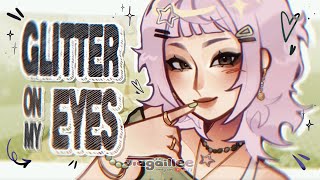 ۶ৎ GLITTER ON MY EYES !!  //  TUNED TO U 