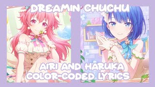[UNOFFICIAL] Haruka Kiritani & Airi Momoi DREAMIN CHUCHU cover mix + color-coded lyrics