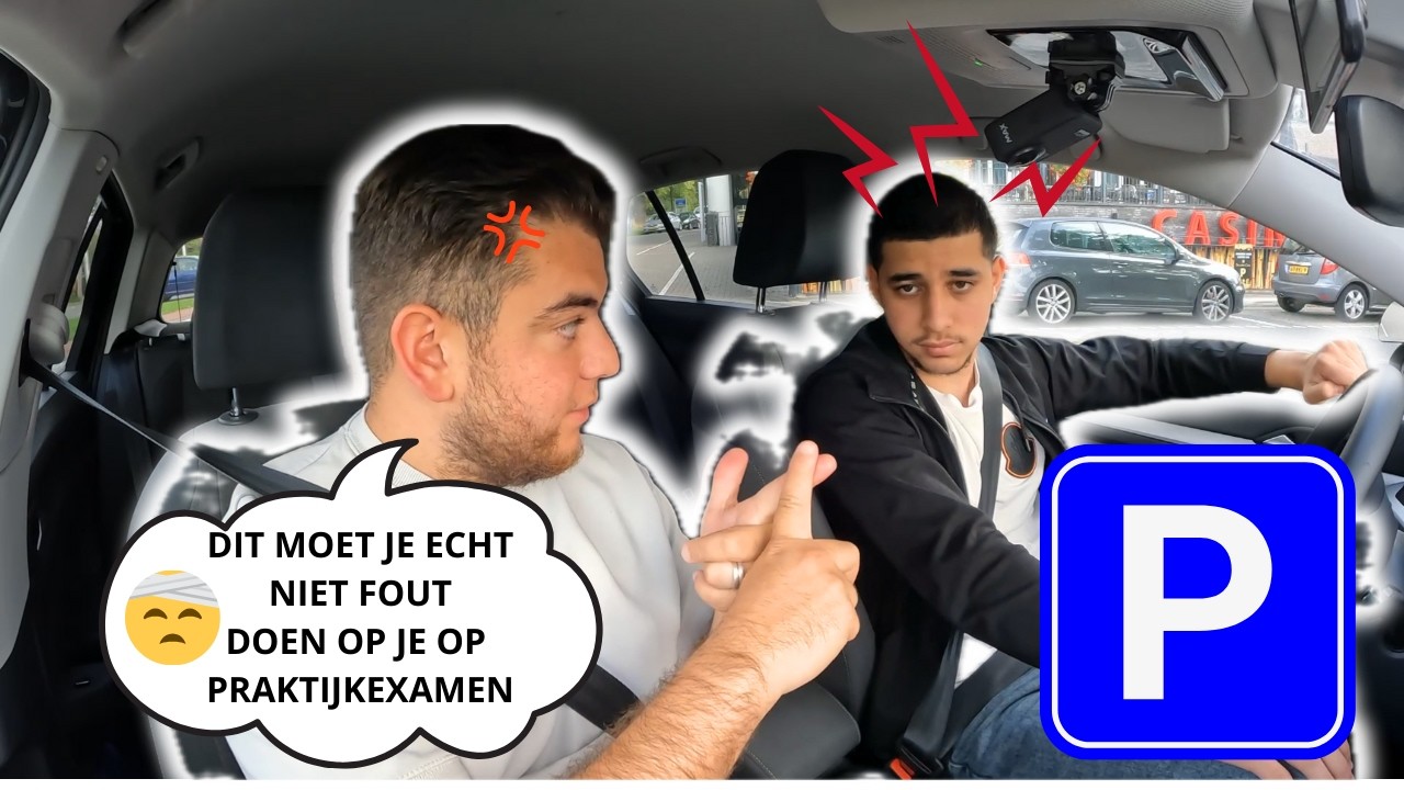 3 fouten tijdens zijn rijles waardoor hij zakt op zijn praktijkexamen 🚗❌